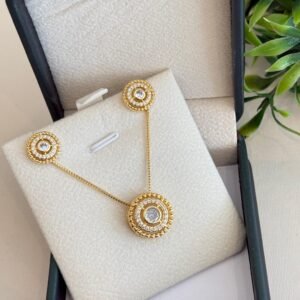 Conjunto folheado a ouro 18k