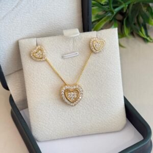 Conjunto folheado a ouro 18k