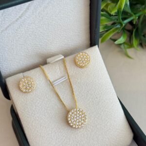 Conjunto folheado a ouro 18k